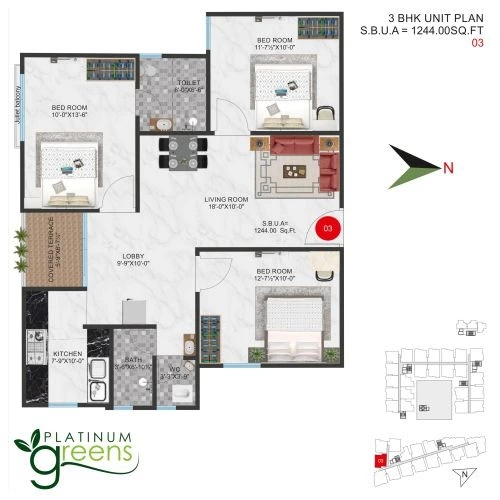 PLATINUM GREENS 2&3 BHK LUXURY APARTMENTS MANSAROVER EXTENSION JAIPUR